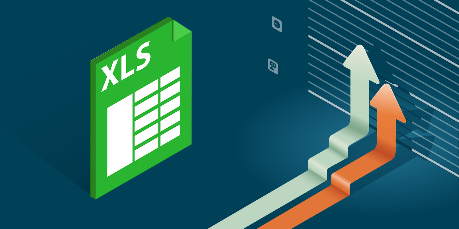 Excel spreadsheet containing data