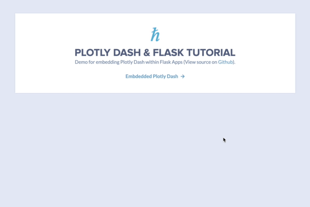 Demonstration of a Plotly Dash within Flask