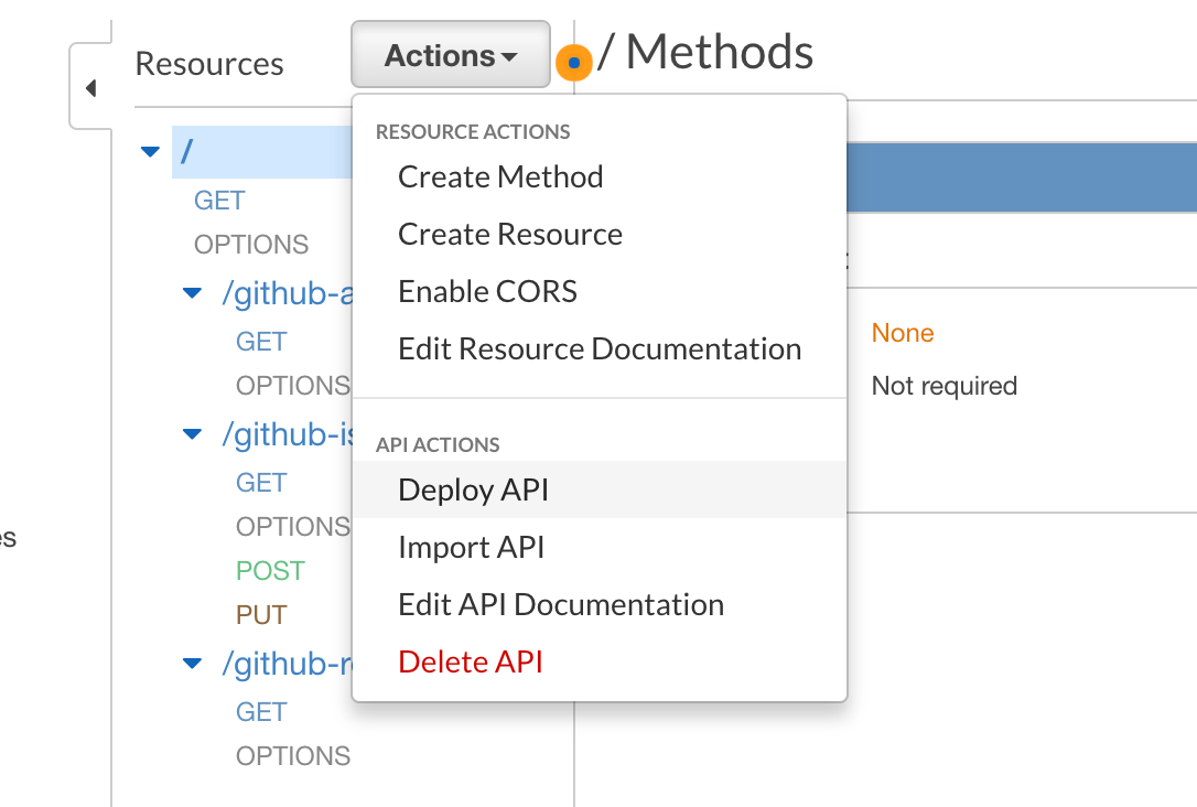 Deploy your API to a live "stage" and retire.